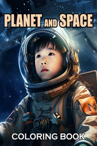 Planet and Space Coloring Book