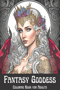 Fantasy Goddess Coloring Book for Adults