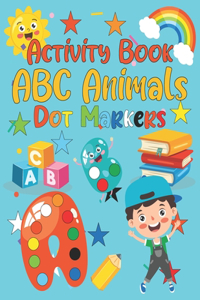 Dot Markers Activity Book ABC Animals