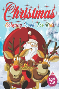 Christmas Coloring Book for Kids Ages 4-8