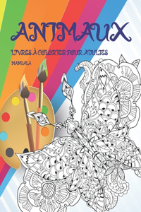 Livres à colorier pour adultes - Mandala - Animaux