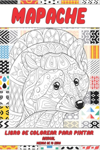 Libro de colorear para pintar - Menos de 10 euro - Animal - Mapache