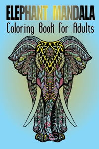 Elephant Mandala Coloring Book For Adults
