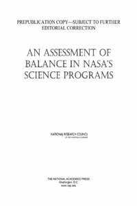 Assessment of Balance in Nasa's Science Programs