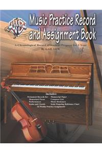 Music Practice Record and Assignment Book