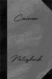 Cainan Notizbuch: Unliniertes Notizbuch mit Rahmen für deinen Vornamen