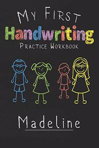 My first Handwriting Practice Workbook Madeline
