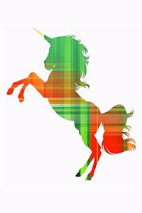 Christmas Plaid Unicorn