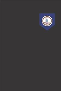 Virginia State Flag Notebook Journal