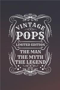 Vintage Pops Limited Edition The Man The Myth The Legend