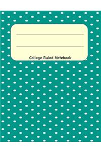 College Ruled Notebook