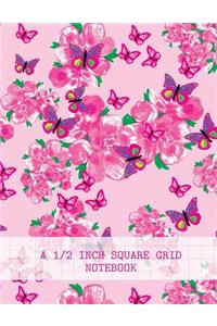 A 1/2 Inch Square Grid Notebook
