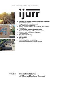 International Journal of Urban and Regional Research, Volume 41, Issue 5