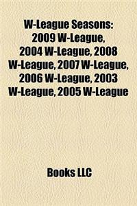 W-League Seasons