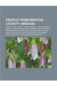 People from Benton County, Oregon