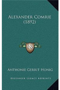 Alexander Comrie (1892)