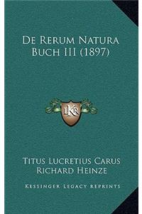 De Rerum Natura Buch III (1897)