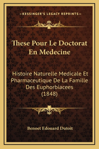 These Pour Le Doctorat En Medecine