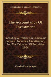 The Accountancy Of Investment