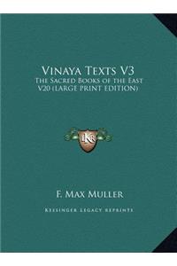 Vinaya Texts V3
