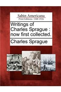 Writings of Charles Sprague