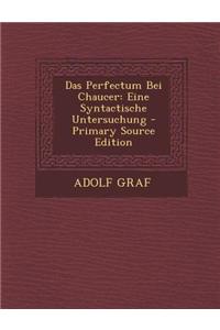 Das Perfectum Bei Chaucer