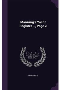 Manning's Yacht Register ..., Page 2