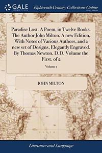 PARADISE LOST. A POEM, IN TWELVE BOOKS.