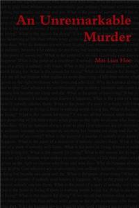 An Unremarkable Murder