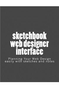 Sketchbook web designer interface