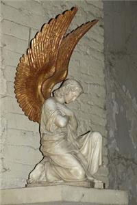 Angel with Golden Wings Statue Journal