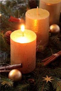 Golden Candles Holiday Arrangement Journal