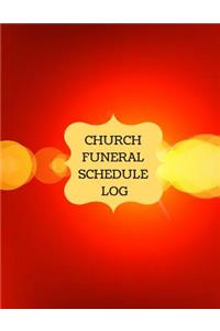 Church Funeral Log
