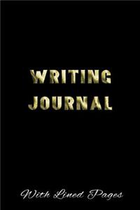 Writing Journal With Lined Pages
