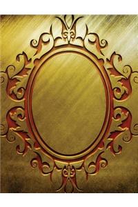 Golden Blank Sketchbook