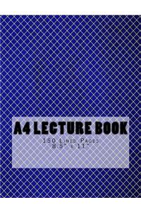 A4 Lecture Book 150 Lined Pages 8.5