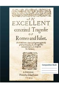 Romeo & Juliet Wide Ruled Composition Journal