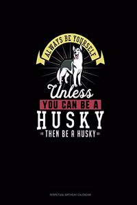 Always Be Yourself Unless You Can Be A Husky Then Be A Husky