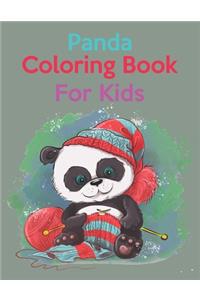 Panda Coloring Book For Kids: Fun Cute And Stress Relieving Panda Coloring Book Gift For Kids