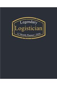 Legendary Logistician, 12 Month Planner 2020