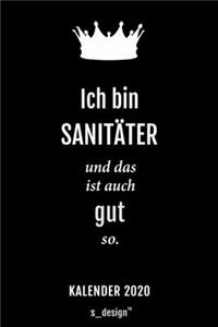 Kalender 2020 für Sanitäter