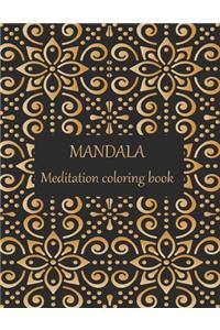 MANDALA Meditation coloring book