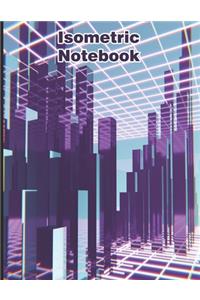 Isometric Grid Graph Paper Architecture Notebook Journal