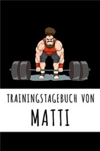 Trainingstagebuch von Matti