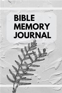 Bible Memory Journal