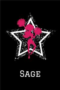 Sage Cheerleading Notebook