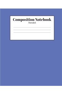 Composition Notebook - Unruled
