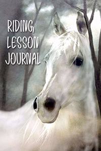 Riding Lesson Journal