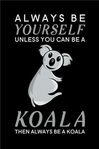 Always Be Yourself Unless You Can Be A Koala Then Always Be A Koala