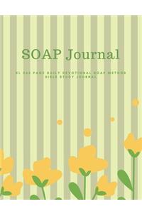 SOAP Journal - XL 365 Page Daily Devotional SOAP Method Bible Study Journal